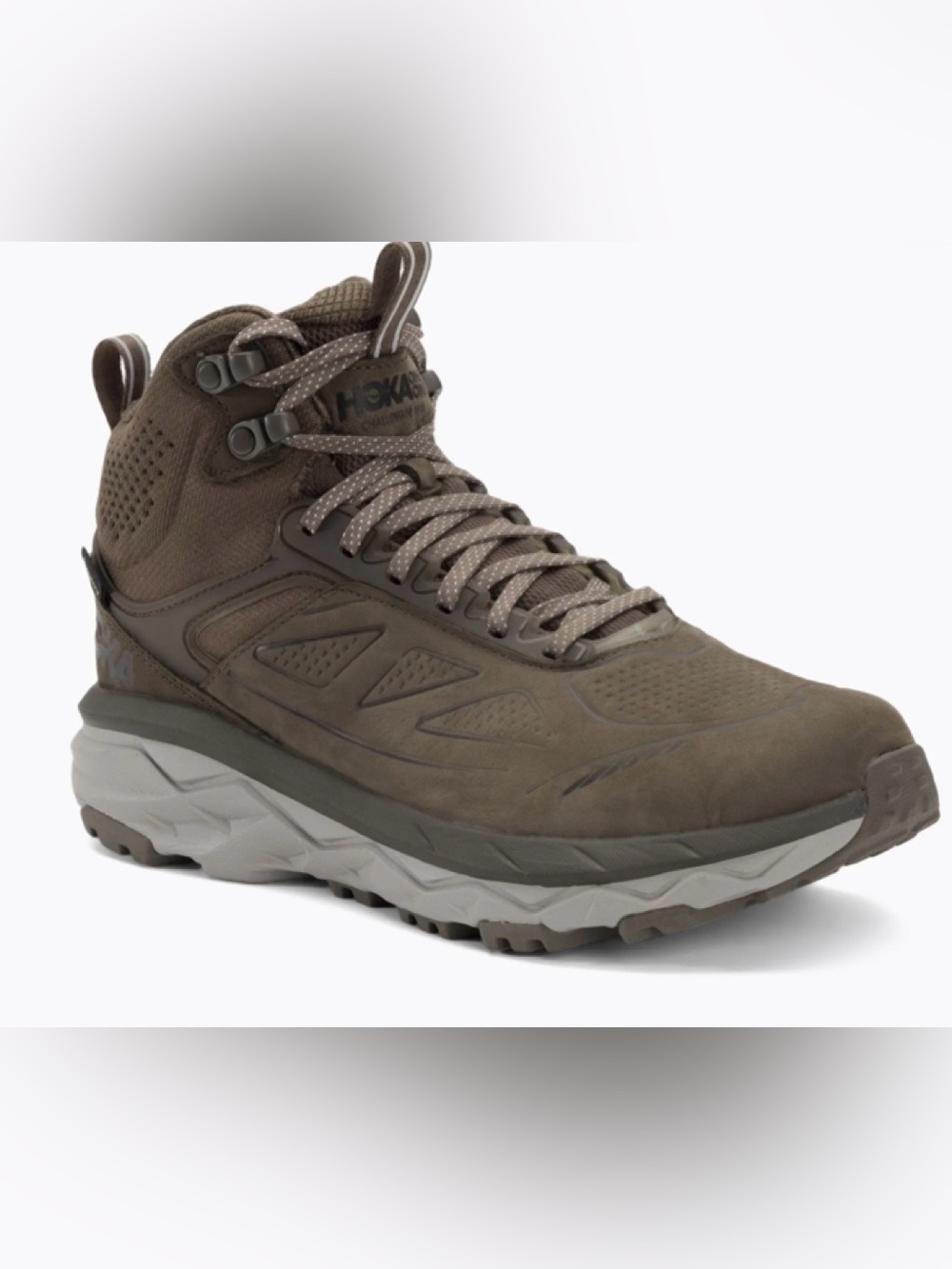 New Woman’s 9 HOKA Challenger Mid GTX hiking boots - olive green Sneakers